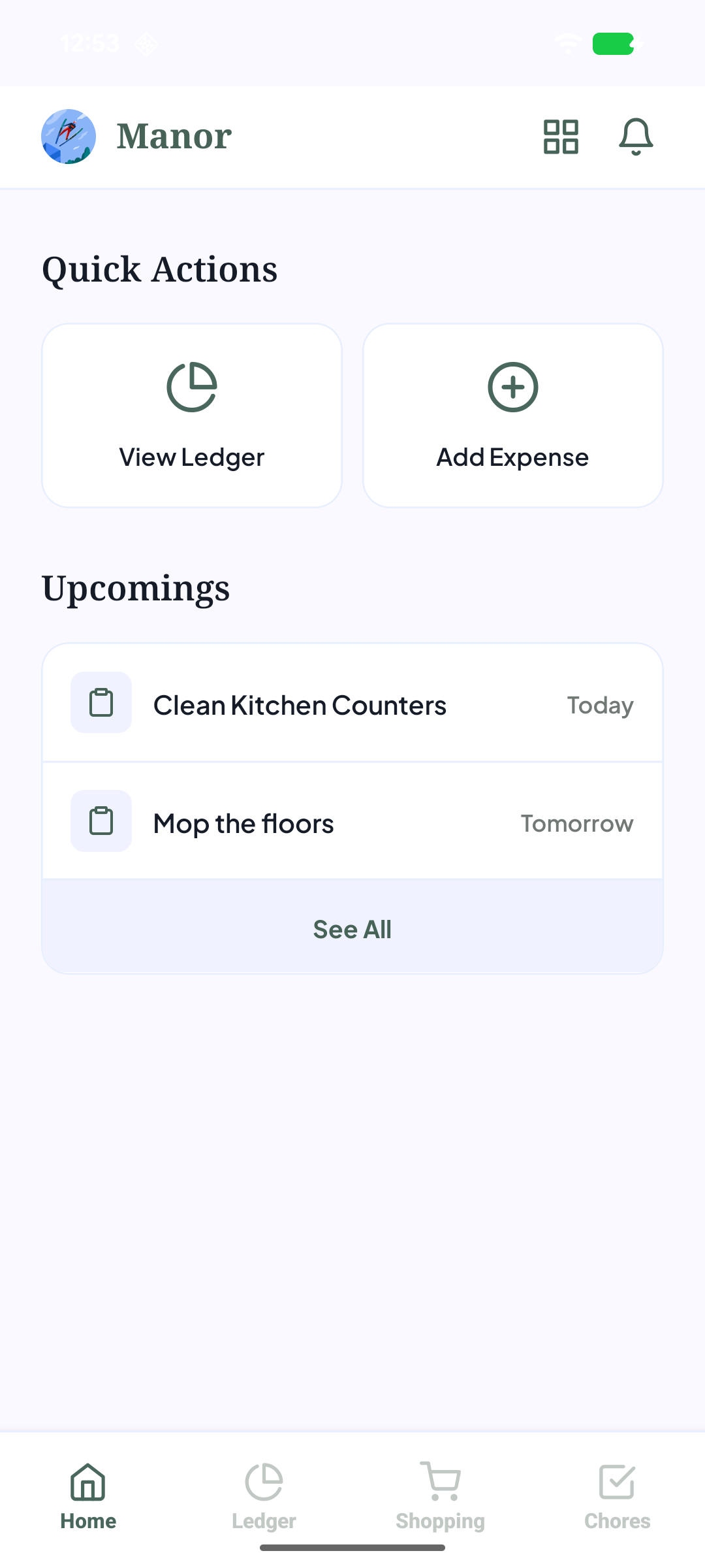 Home Dashboard