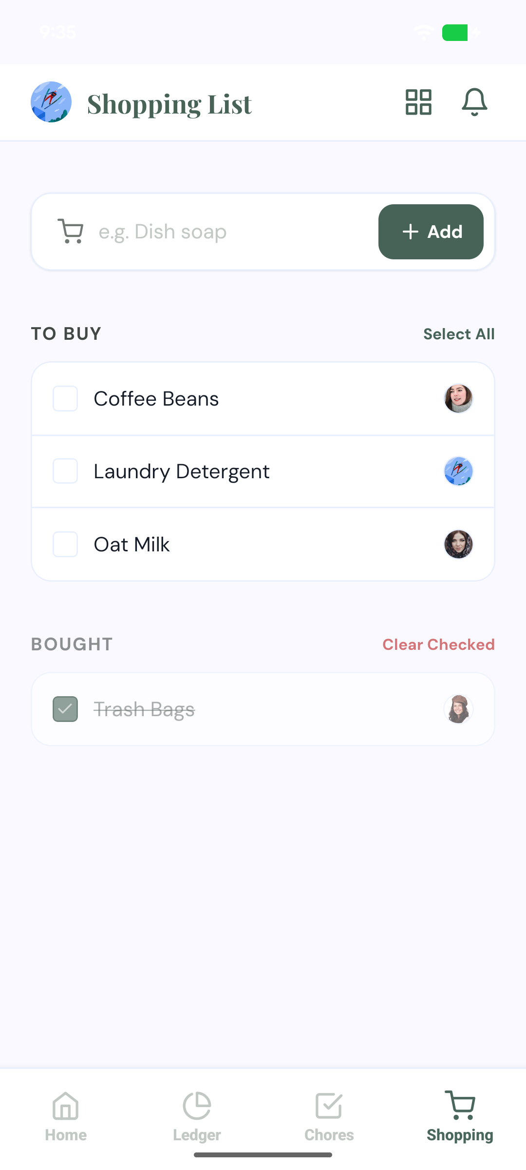 Shared Shopping