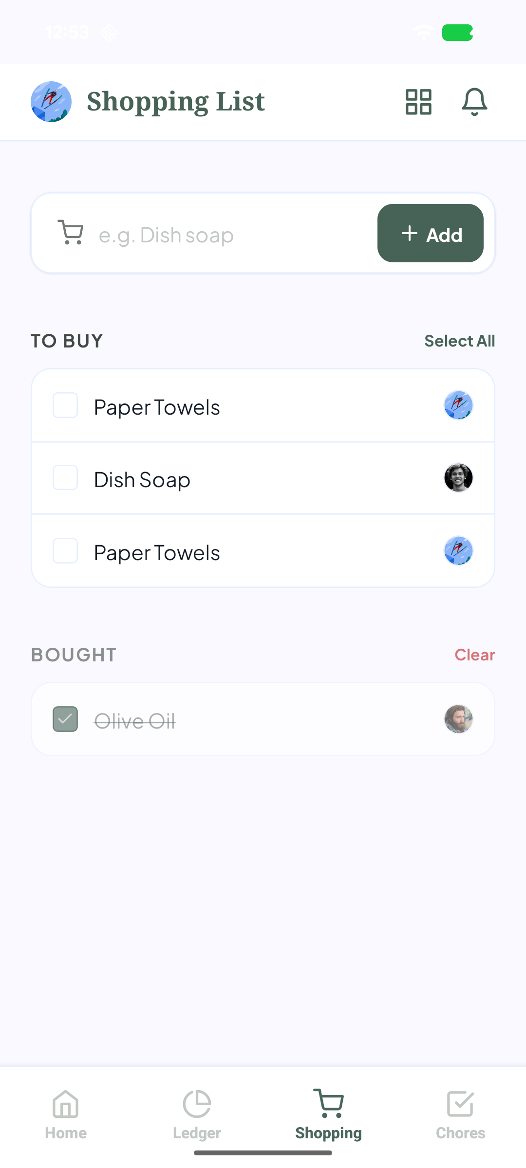 Shared Shopping